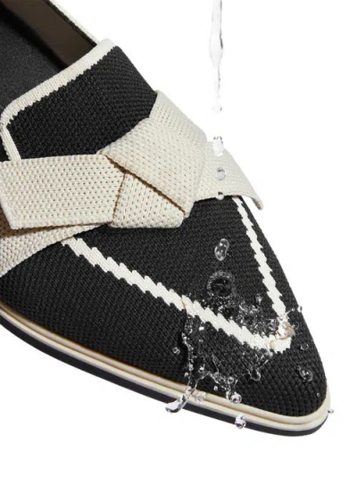 Vivaia Water-repellent Pointed-toe Bow Loafers In Multi