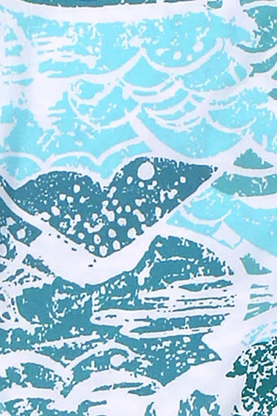 Helen Jon Beach Break Rash Guard Upf 50+ In Blue