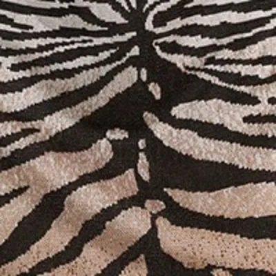 Karen Millen Jacquard Zebra Print Slinky Maxi Dress In Black