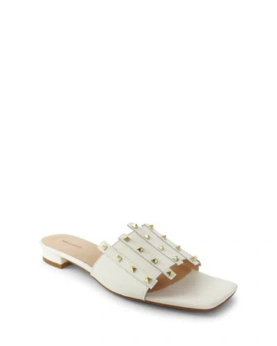 Belle & Bloom Until We Meet Stud Slide In White