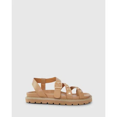 Belle & Bloom Morning Mood Chunky Stud Sandal In White