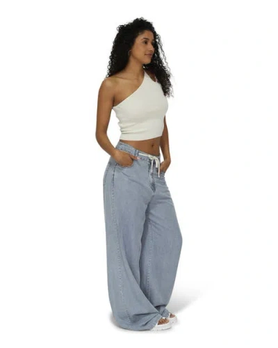 Belle & Bloom Set On You Wide Leg Pant In Blue