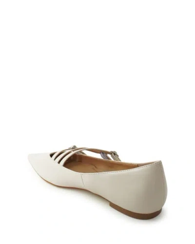 Belle & Bloom Begin Again Buckled Flat In Neutral