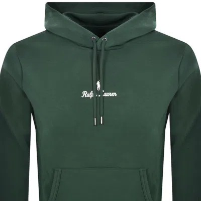 Ralph Lauren Logo Hoodie Green In Green