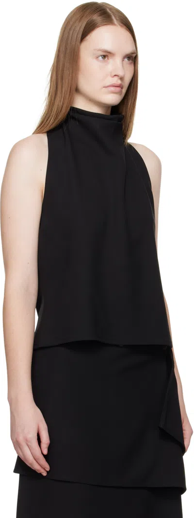 La Collection Black Jeanne Top In Black