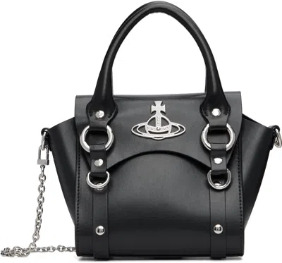 Vivienne Westwood Black Mini Betty Bag In Black