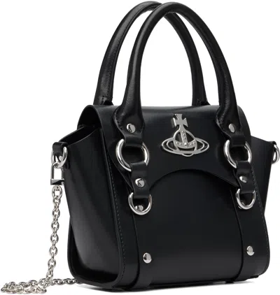 Vivienne Westwood Black Mini Betty Bag In Black