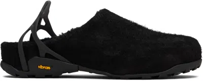 Roa Fedaia Suede Mules In Black