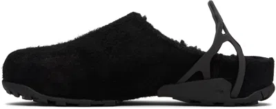 Roa Fedaia Suede Mules In Black