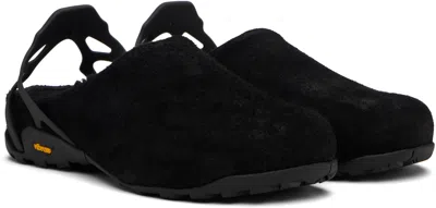 Roa Fedaia Suede Mules In Black