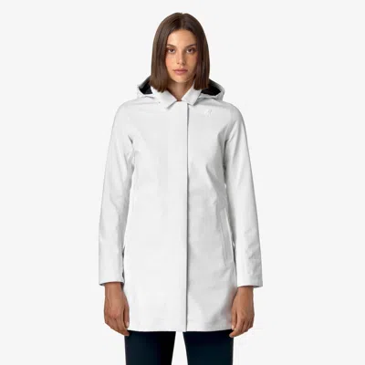 K-way Mathy Bonded Jersey In White