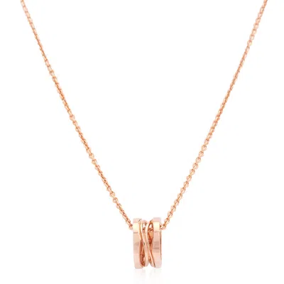 Bvlgari B.zero1 Zaha Hadid Necklace Pendant In Gold