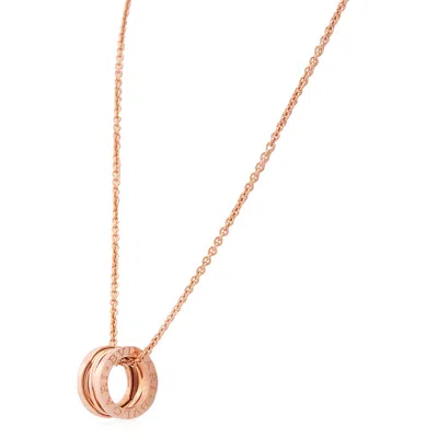 Bvlgari B.zero1 Zaha Hadid Necklace Pendant In Gold
