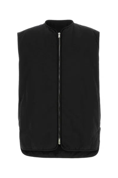 Jil Sander Cotton Sleeveless Vest For Casual Wear In Black