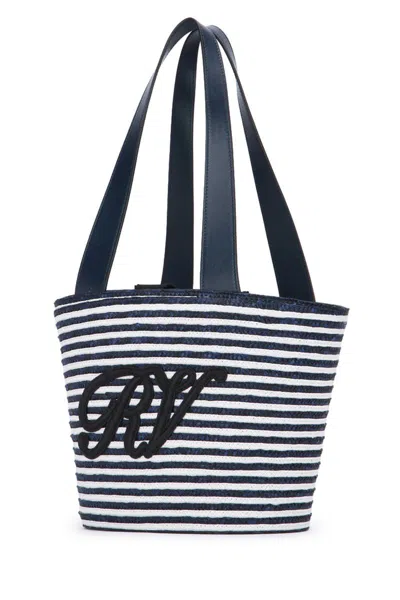 Roger Vivier Small Monogram Panier Tote Bag