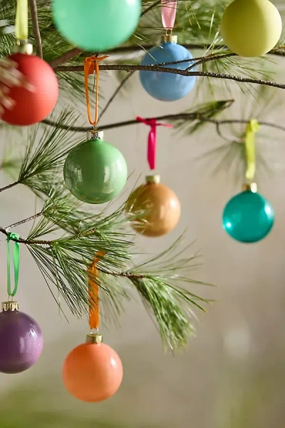 Terrain Good Cheer Bauble Midi Ornaments, Set Of 25 In Multi