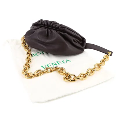 Pre-owned Bottega Veneta Burgundy Leather Pouch Sling Bag ()