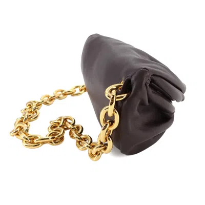 Pre-owned Bottega Veneta Burgundy Leather Pouch Sling Bag ()