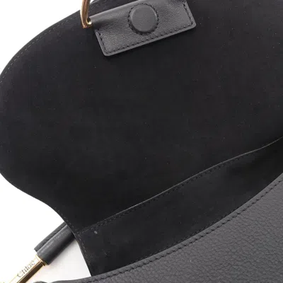 Chloé Black Leather Shoulder Bag