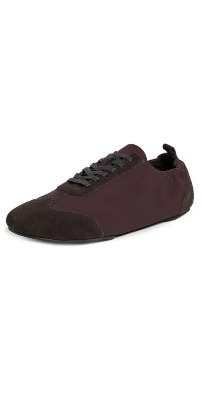 St Agni Ballet Sneakers Coffee In Brown