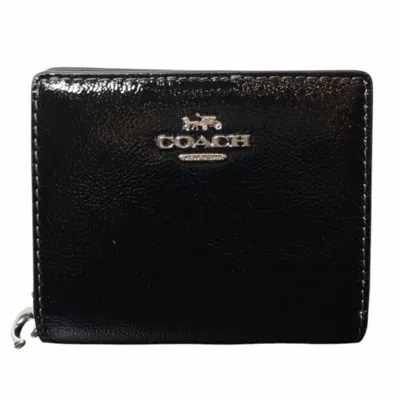Pre-owned Coach Black Patent Leather Wallet (bi-fold) ()