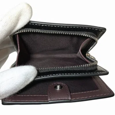Pre-owned Coach Black Patent Leather Wallet (bi-fold) ()