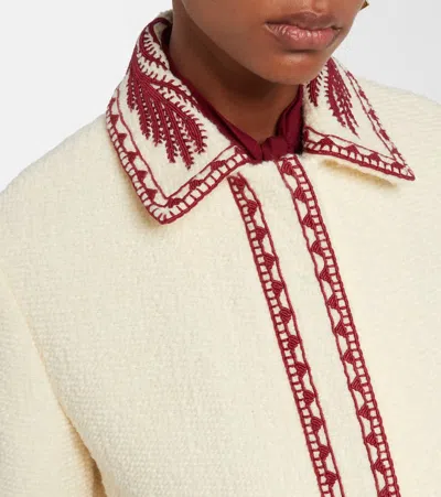 Etro Bouclé-effect Tweed Jacket In Neutral