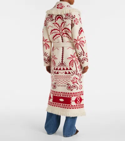 Alanui Glimpse Of Eden Coat In Multi