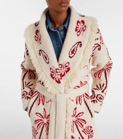 Alanui Glimpse Of Eden Coat In Multi