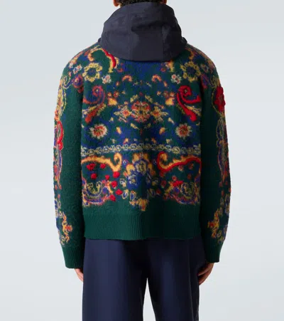 花卉羊毛提花夹克