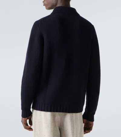 羊毛与羊绒POLO衫式毛衣