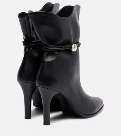 Isabel Marant Lolya Leather Boots In Black
