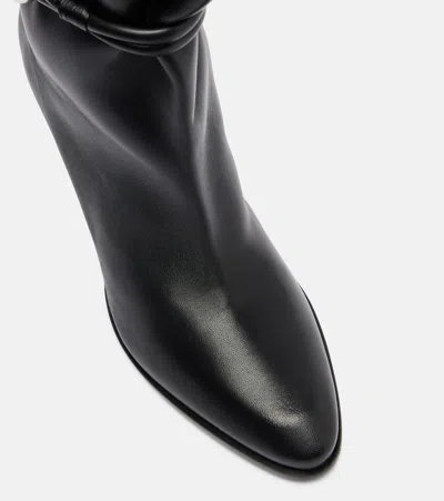 Isabel Marant Lolya Leather Boots In Black