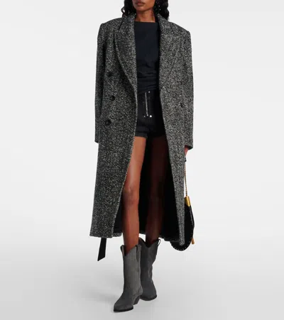 Isabel Marant Duerto Pointed Toe Cowboy Boots In Gray