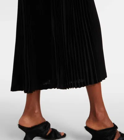 Junya Watanabe Sleeveless Long Jacket Belted Waist In Black