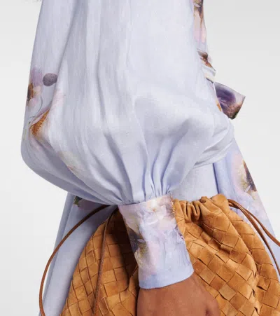 Zimmermann Hypnotic Mini Dress In Blue