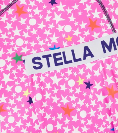 Stella Mccartney Kids Pink Star-print Ski Set In Pink