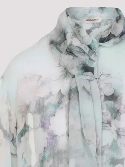 Alberta Ferretti Alberta Ferreti Chiffon Shirt In Multi