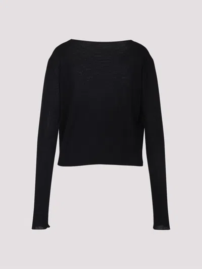 Alberta Ferretti Alberta Ferreti Virgin Wool Sweater In Black