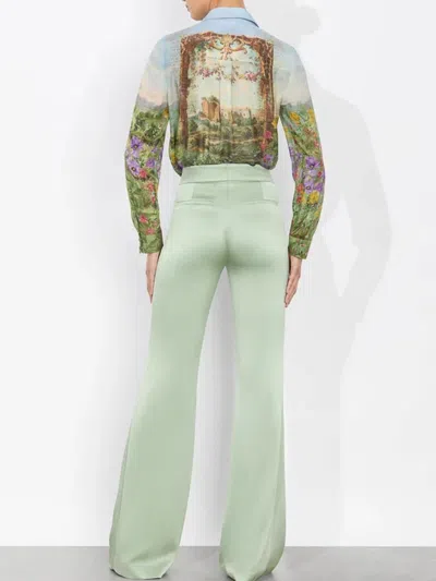 Alice And Olivia Eloise Button Down Blouse In Multi In Multi