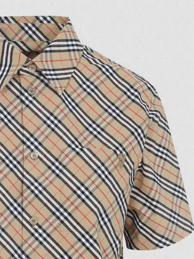 Burberry Vintage Check Cropped Shirt In Multi