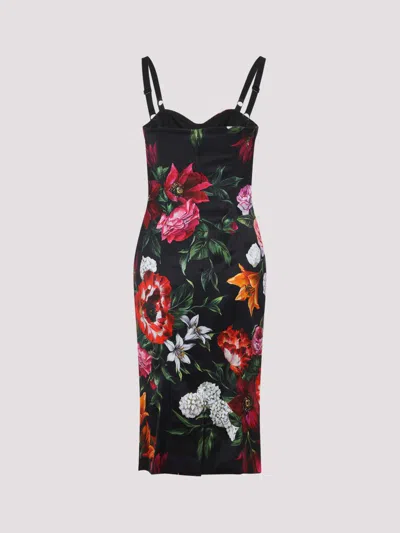 Dolce & Gabbana Midi Dress In Multi