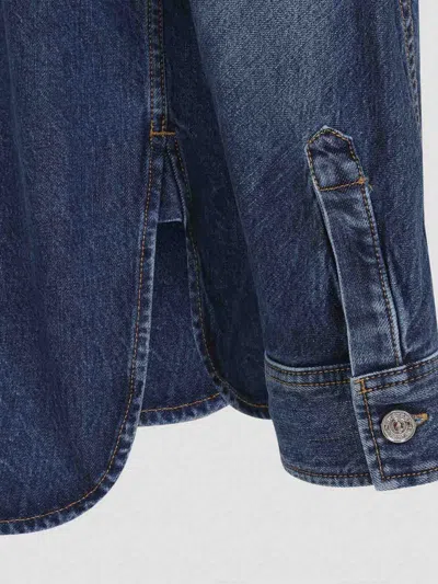 Givenchy Classic Denim Shirt With Button-up Front In Blue