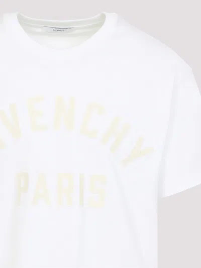 Givenchy White T-shirt With Maxi Logo On The Front In Cotton Man In White