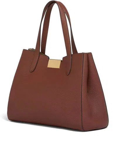 Marni Small Tote Bag Gold Hardware In Red