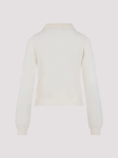 Marni Cardigan In Cotone Color Crema In White