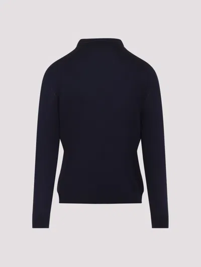 Kiton Navy Blue Polo Shirt