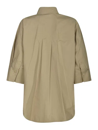 P.a.r.o.s.h Parosh Relaxed-fit Shirt With Decorative Sequin Detailing In Brown