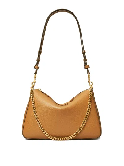 Tory Burch Small Perry Leather Shoulder Bag In Brown