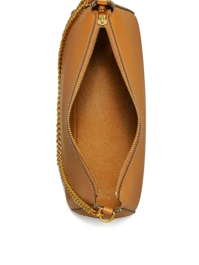 Tory Burch Small Perry Leather Shoulder Bag In Brown